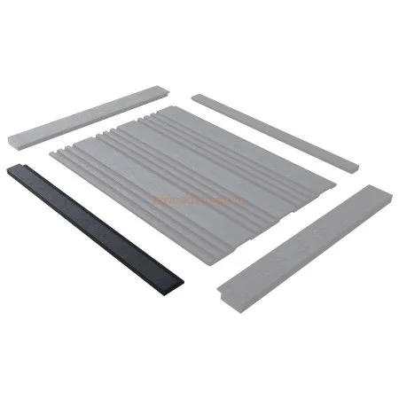 Финишный молдинг LF124A BK114K правый декорированный (42х12х2700мм) в Волгограде