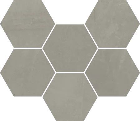 Керамогранит Italon Континуум Айрон Мозаика Гексагон (Натуральная 25х29) в Волгограде