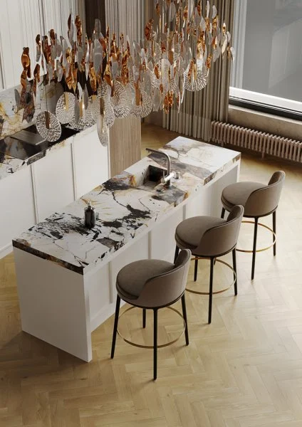 Кварц-виниловая плитка Fargo Herringbone 44-720-16 Дуб Копенгаген в Волгограде