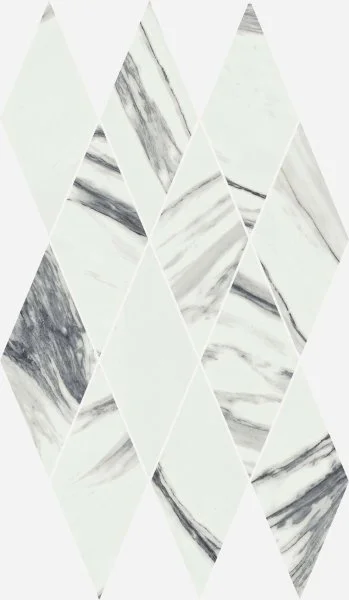 Керамогранит Italon Шарм Делюкс Статуарио Фантастико 28х48 мозаика Даймонд (Люкс) в Волгограде