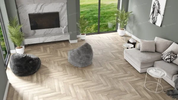 Кварц-виниловая плитка Alpine Floor Parquet Дуб Натуральный Отбеленный ЕСО 16-5 2.5 мм. 43 класс в Волгограде