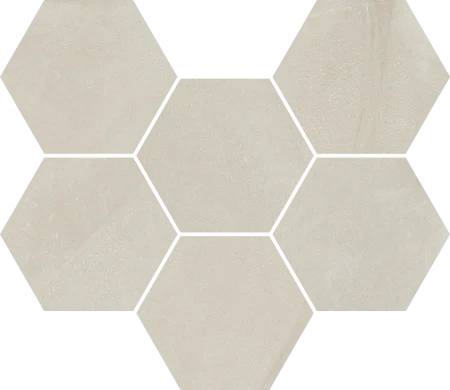 Керамогранит Italon Континуум Пьюр Мозаика Гексагон (Натуральная 25х29) в Волгограде