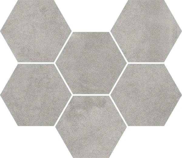 Керамогранит Coliseum Экспо Грэй Мозаика Гексагон (Натуральная, 25х29) в Волгограде