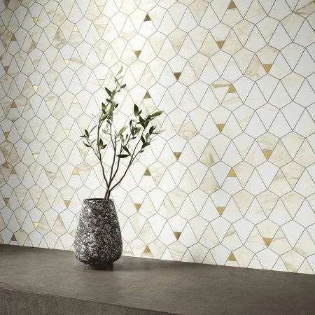 Керамогранит Italon Этернум Каррара Мозаика Вертекс 25.8х30 (Натуральная) в Волгограде